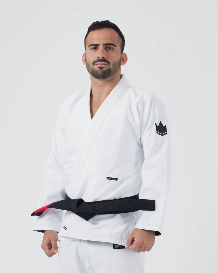 KIMONO HOMME Kore V2 Jiu Jitsu BLANC CEINTURE BLANCHE OFFERT