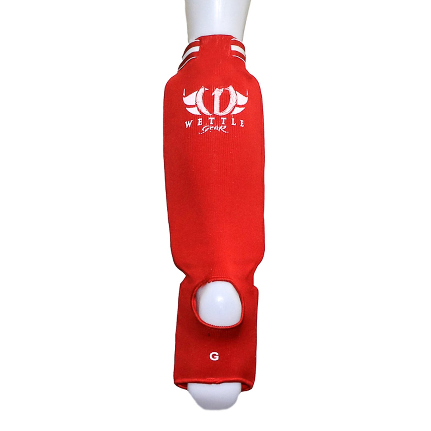 PROTÈGE-TIBIAS/PIEDS HAUT DE GAMME EN COTON ÉLASTIQUE – ROUGE – WETTLE GEAR