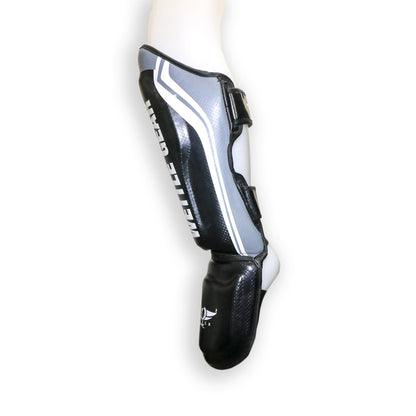 PROTÈGE-TIBIAS/PIEDS PRO DE MUAY THAI PU »REVOLUTION » – WETTLE GEAR