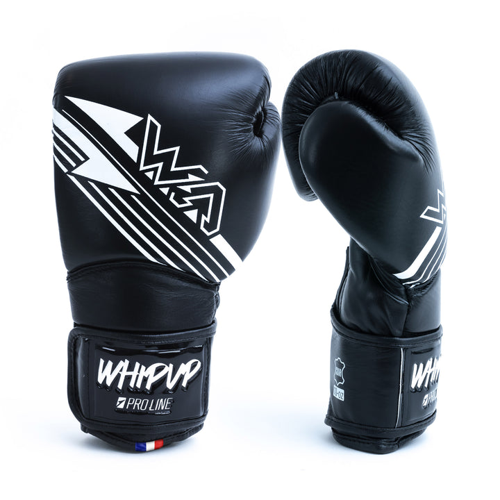 Gant de Boxe "ProLine" Noirs | En Cuir | Whipup