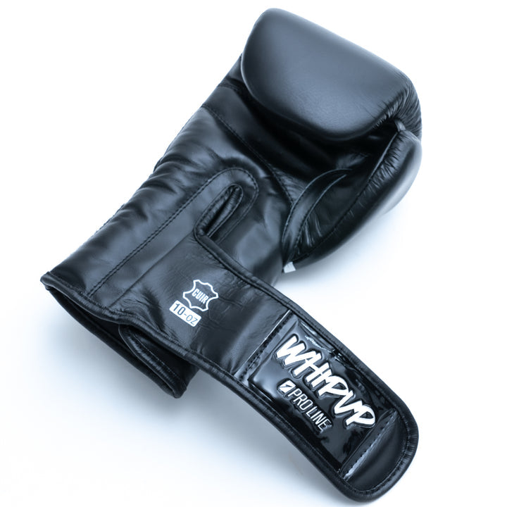 Gant de Boxe "ProLine" Noirs | En Cuir | Whipup